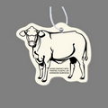 Paper Air Freshener - Steer Tag W/ Tab (Left Side)